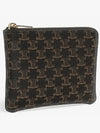 Triomphe Canvas Coin Purse Black - CELINE - BALAAN 3