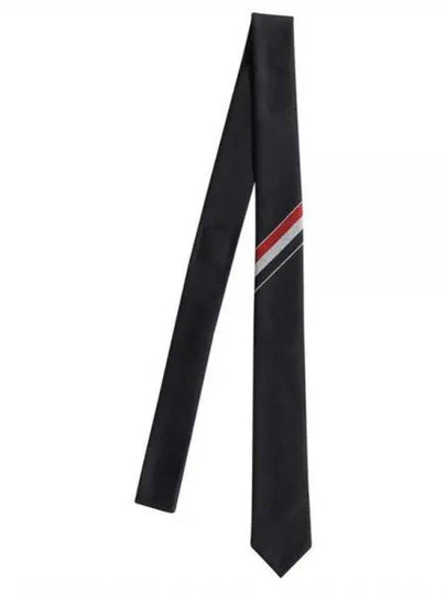 Three-Line Engineer Stripe Wool  Neck Tie Navy - THOM BROWNE - BALAAN 2