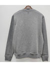 Small Heart Logo Sweatshirt Grey - AMI - BALAAN 3