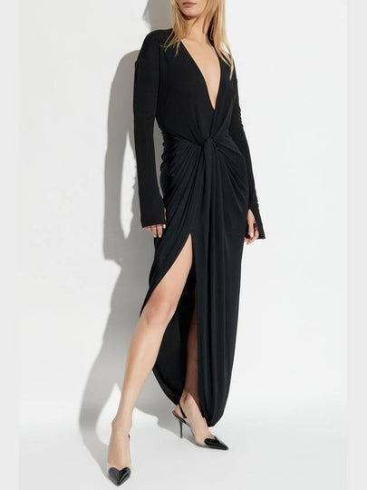 Victoria Beckham Long Sleeve Dress, Women's, Black - VICTORIA BECKHAM - BALAAN 2