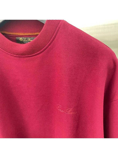 Logo crew neck burgundy - LORO PIANA - BALAAN 2