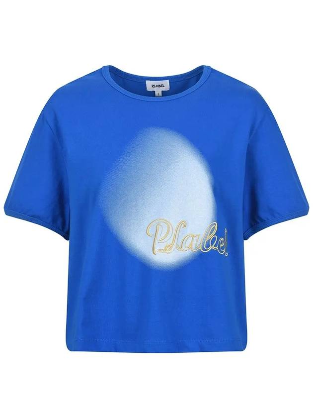 Logo Wave T-Shirt MW3ME285BLU - P_LABEL - BALAAN 11