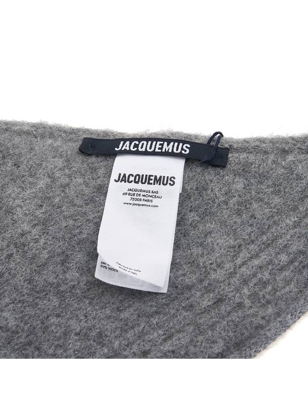 Le Shail Grosgrain Scarf 246AC6695217970 - JACQUEMUS - BALAAN 10