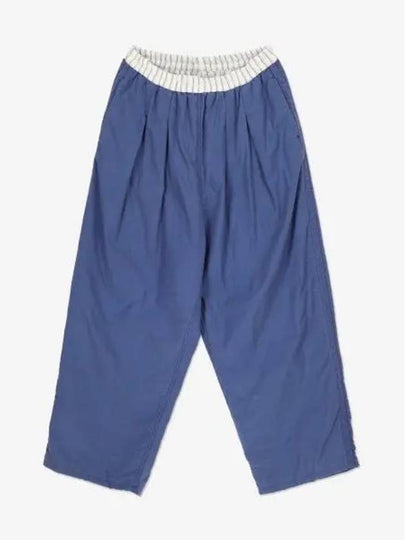 Loose Fit Cotton Crop Pants Blue - MAISON MARGIELA - BALAAN 2