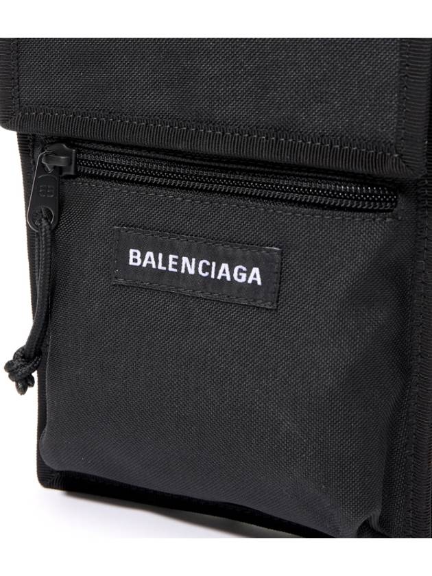 Explorer Small Strap Nylon Cross Bag Black - BALENCIAGA - BALAAN 5