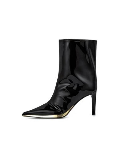 WOMEN BFAQUEL PATENT BOOTS BLACK - GIUSEPPE ZANOTTI - BALAAN 1