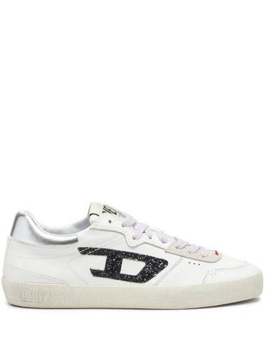 S Leroji Roe W Leather Low Top Sneakers White - DIESEL - BALAAN 1