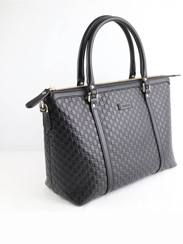 Microssima Two Way Tote Bag Black - GUCCI - BALAAN 5