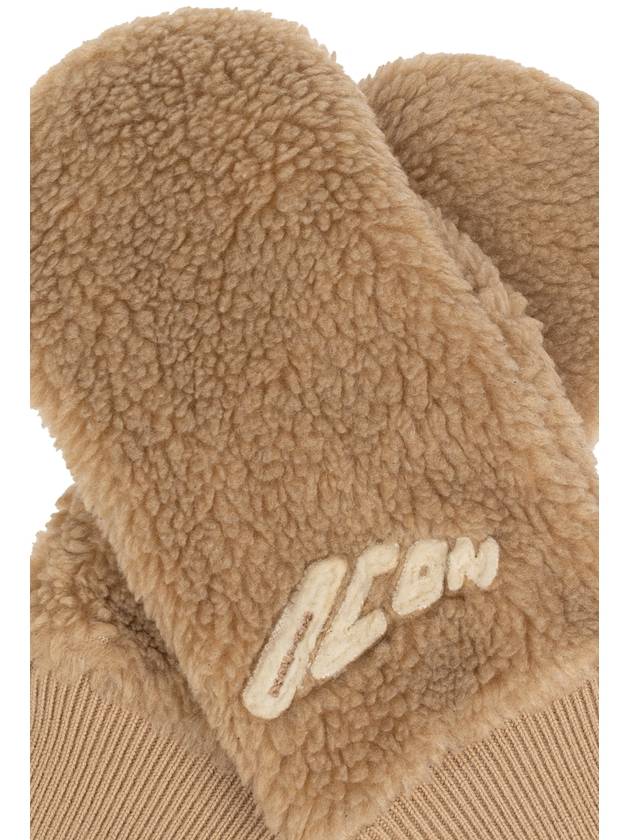 Dsquared2 Wool Gloves, Men's, Beige - DSQUARED2 - BALAAN 4