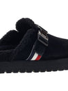 MON Suede Slippers Black - MONCLER - BALAAN 11