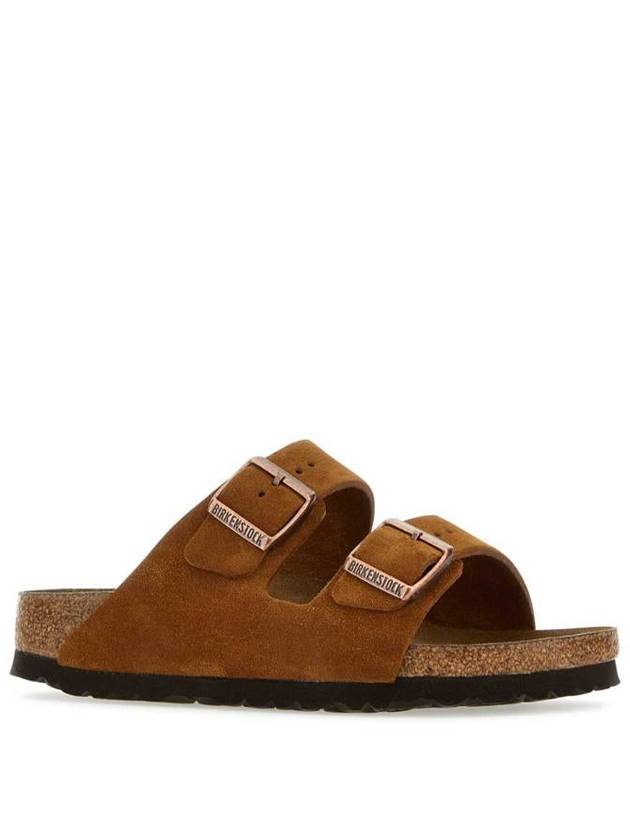 Arizona SFB Suede Slippers Mink - BIRKENSTOCK - BALAAN 3