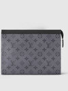 Monogram Eclipse Reverse Pochette Voyage MM Pouch Bag Grey - LOUIS VUITTON - BALAAN 2