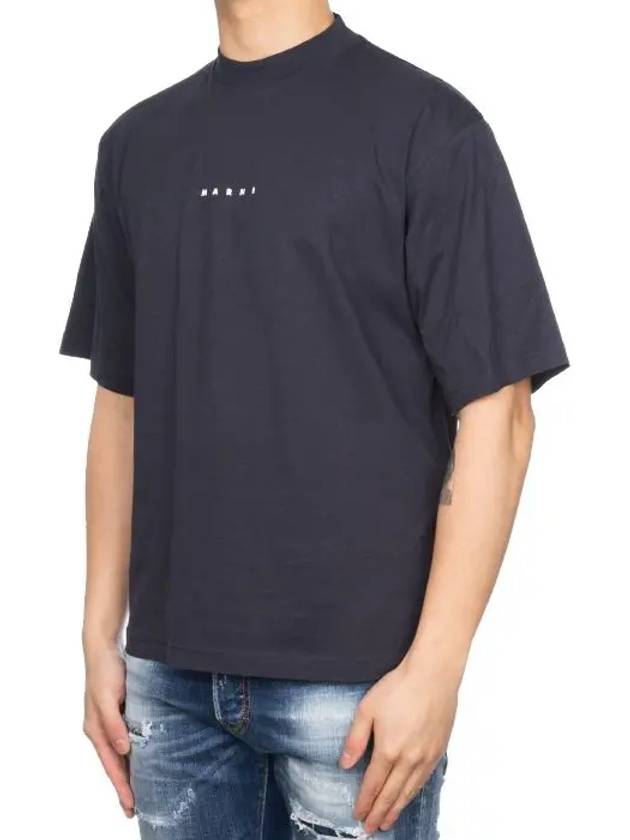 Mini Logo Over Short Sleeve T-Shirt HUMU0223P1 - MARNI - BALAAN 3