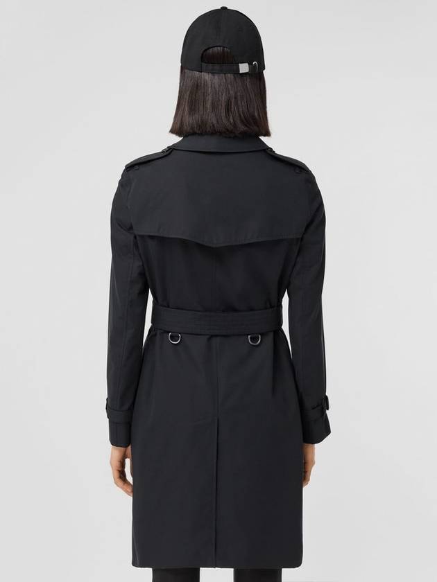 The Mid-length Kensington Heritage Trench Coat Midnight Blue - BURBERRY - BALAAN 8