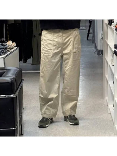 wide fit cargo pants beige - TEN C - BALAAN 1