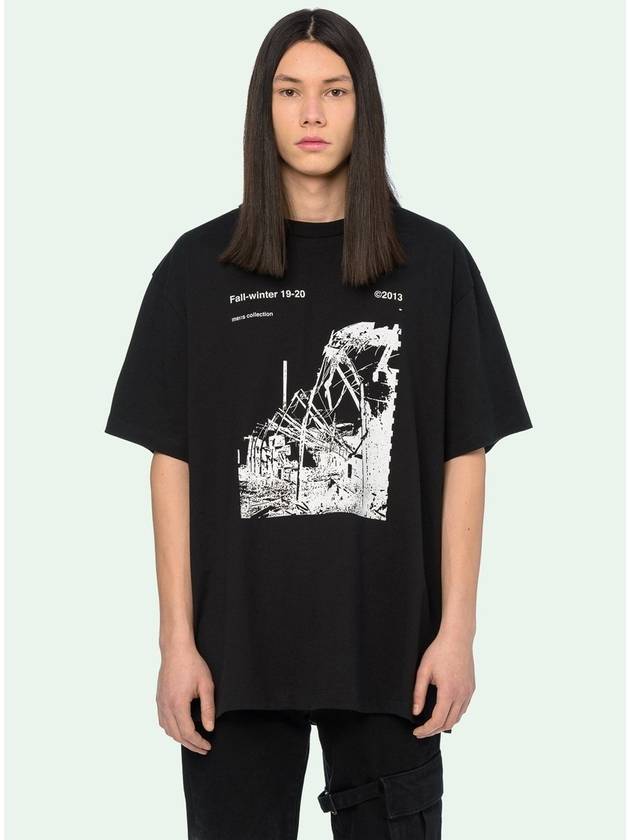 Factory Graphic Short Sleeve T-Shirt Black - OFF WHITE - BALAAN 3