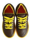 CSHOXSNK001 LTH008 7203 Dreamy Leather Sneakers Brown Yellow - SUNNEI - BALAAN 4