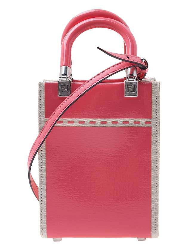 Sunshine Shopper Small Tote Bag Pink - FENDI - BALAAN 4