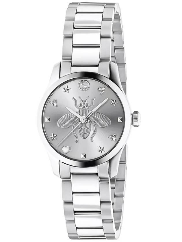 G-Timeless Silver-Tone Dial Quartz Watch - GUCCI - BALAAN 4