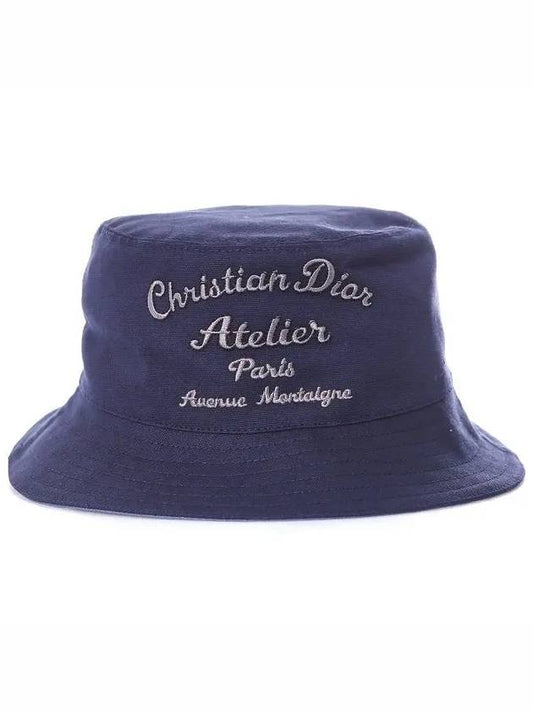 Atelier Logo Bucket Hat Blue - DIOR - BALAAN 2
