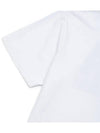 Graphic Print Cotton Short Sleeve T-Shirt White - SPORTY & RICH - BALAAN 5