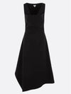 Midi Dress 743355V2T30 1000 BLACK - BOTTEGA VENETA - BALAAN 2