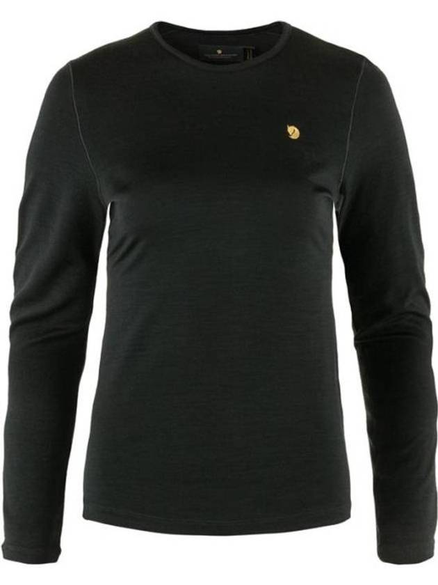 Bergtagen Thin Wool LS Long Sleeves T-Shirt Black - FJALL RAVEN - BALAAN 2