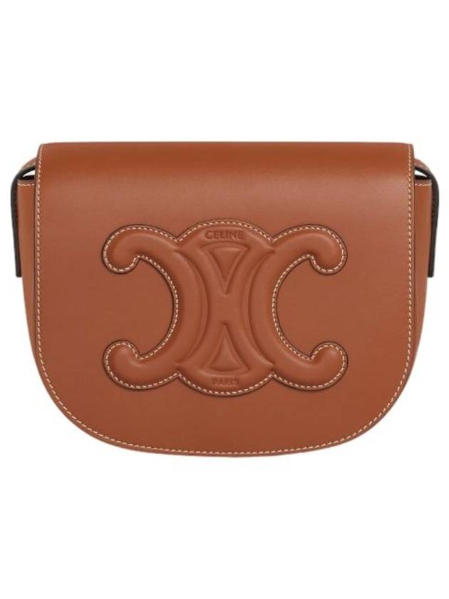 Folco Cuir Triomphe Calfskin Cross Bag Tan - CELINE - BALAAN 2