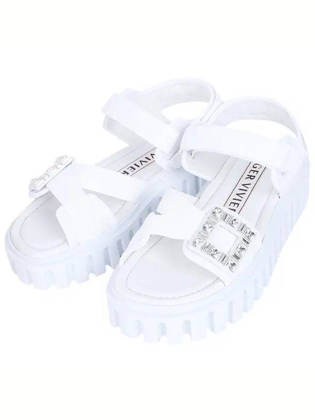 Viv Go Thick Sandals White - ROGER VIVIER - BALAAN 2