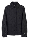 Diamond Quilted Thermoregulated Jacket Black - BURBERRY - BALAAN 2