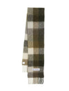 Muffler Scarf CA0084 DID Free TAUPE GREEN BLACK - ACNE STUDIOS - BALAAN 1