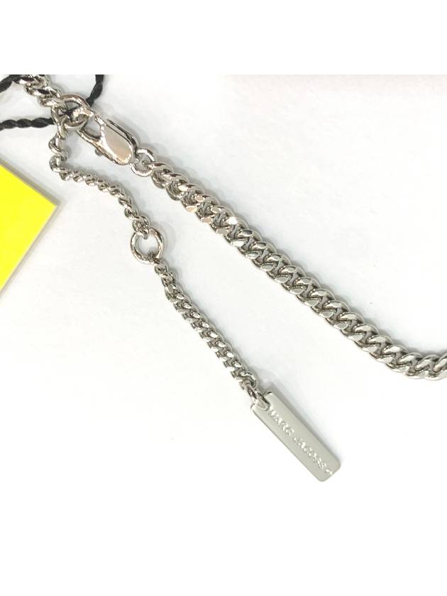 Logo Chain Necklace Silver - MARC JACOBS - BALAAN 6