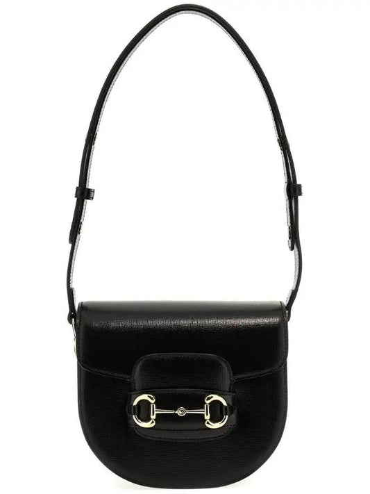 Horsebit 1955 Mini Rounded Cross Bag Black - GUCCI - BALAAN 1