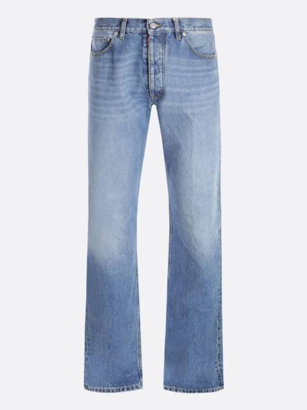 Back Stitch 5 Pocket Straight Jeans Medium Wash - MAISON MARGIELA - BALAAN 2