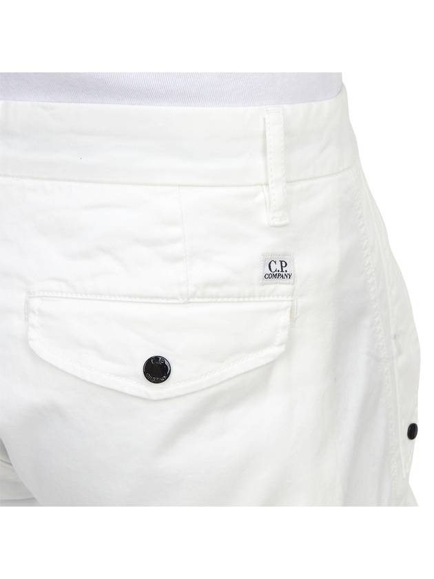 Men's Cargo Straight Pants White - CP COMPANY - BALAAN 10