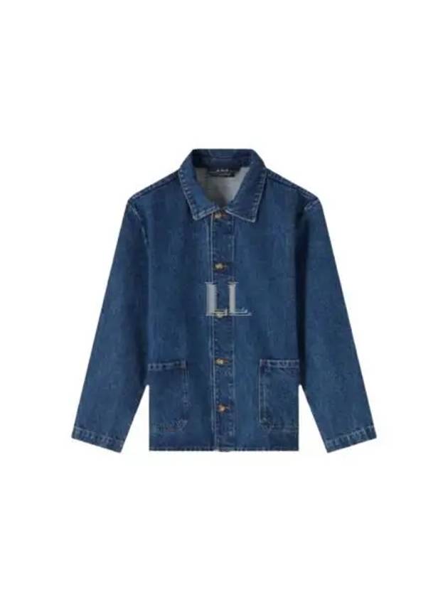 Kerlouan Logo Denim Jacket Blue - A.P.C. - BALAAN 2