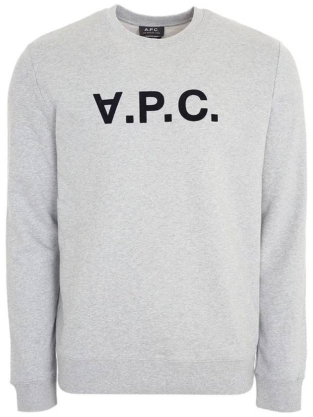 VPC Logo Crew Neck Sweatshirt Grey - A.P.C. - BALAAN 2