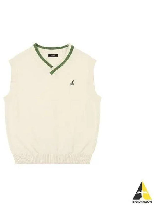 Scott Knit Vest 1880 Ivory - KANGOL - BALAAN 1