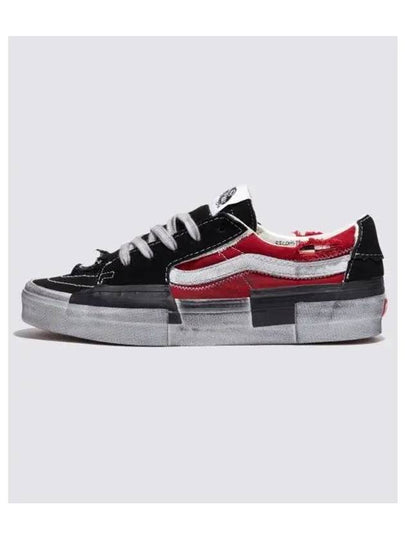 Stressed Check Reconstruct SK8 Low Top Sneakers Black - VANS - BALAAN 2