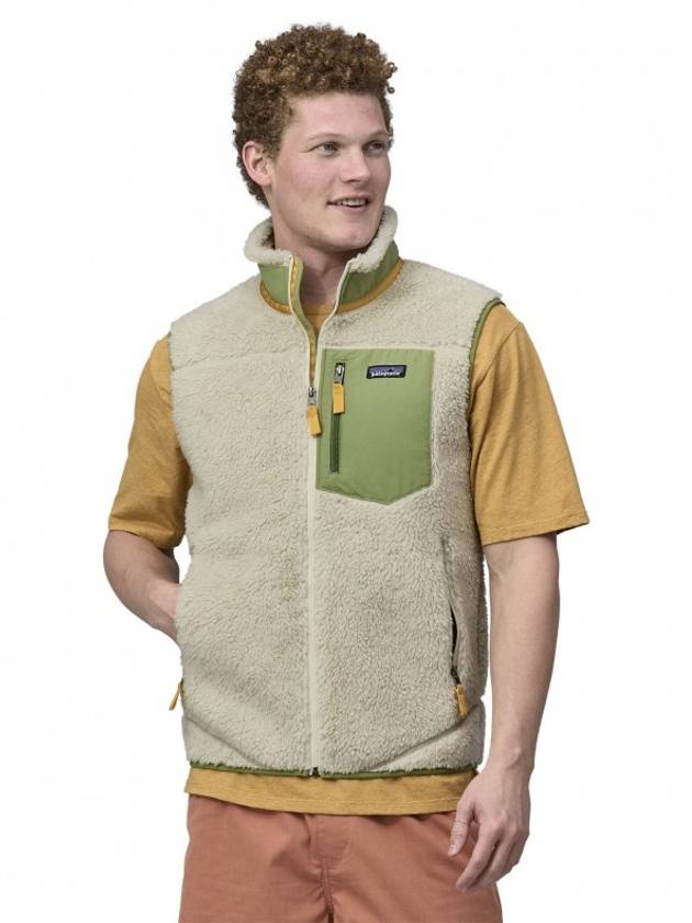 Classic Retro-X Fleece Vest Dark Natural - PATAGONIA - BALAAN 3