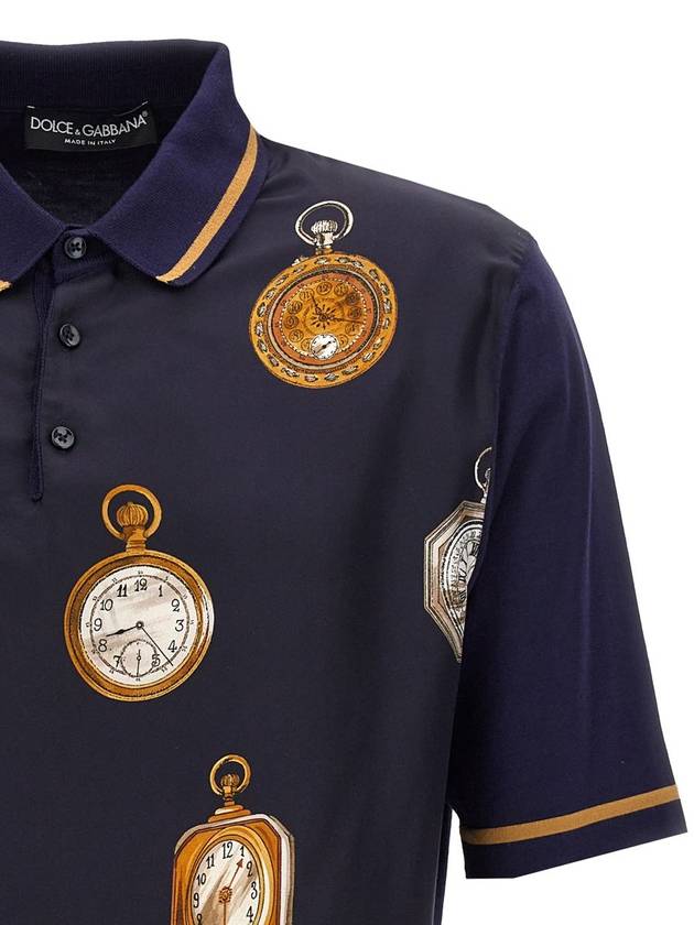 Dolce & Gabbana 'Orologi' Polo Shirt - DOLCE&GABBANA - BALAAN 3