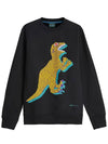 Dino Print Sweatshirt Black - PAUL SMITH - BALAAN 2