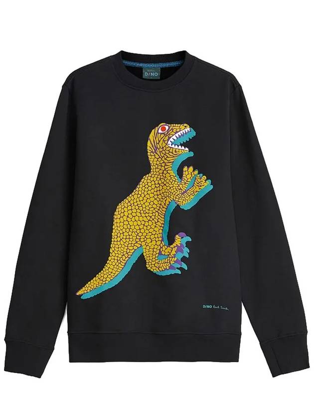 Dino Print Sweatshirt Black - PAUL SMITH - BALAAN.