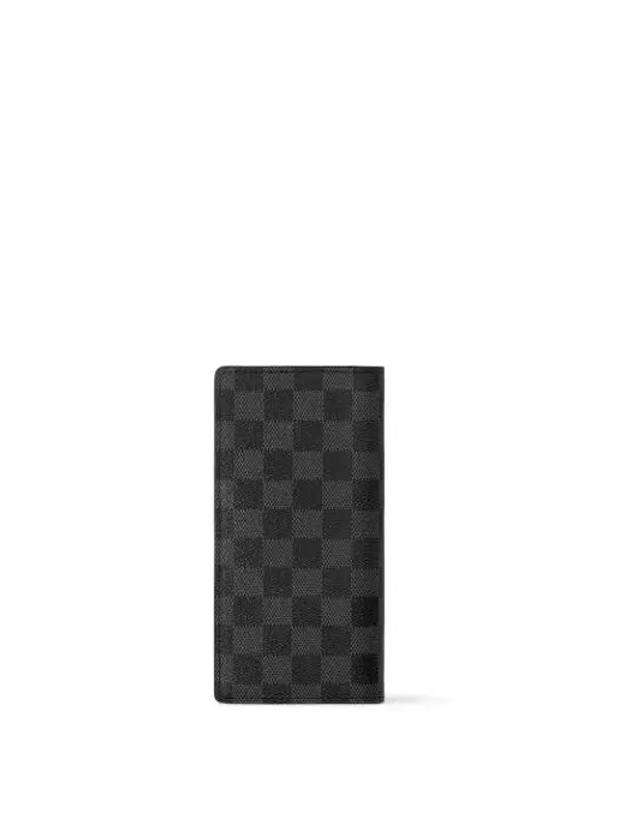 Brazza Damier Canvas Long Wallet Graphite - LOUIS VUITTON - BALAAN 7