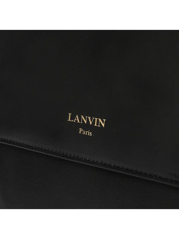 Sugar Medium Shoulder Bag Black - LANVIN - BALAAN 8