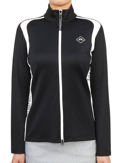 Golfwomen's Mid Layer Regular Fit Jacket Black - J.LINDEBERG - BALAAN 2