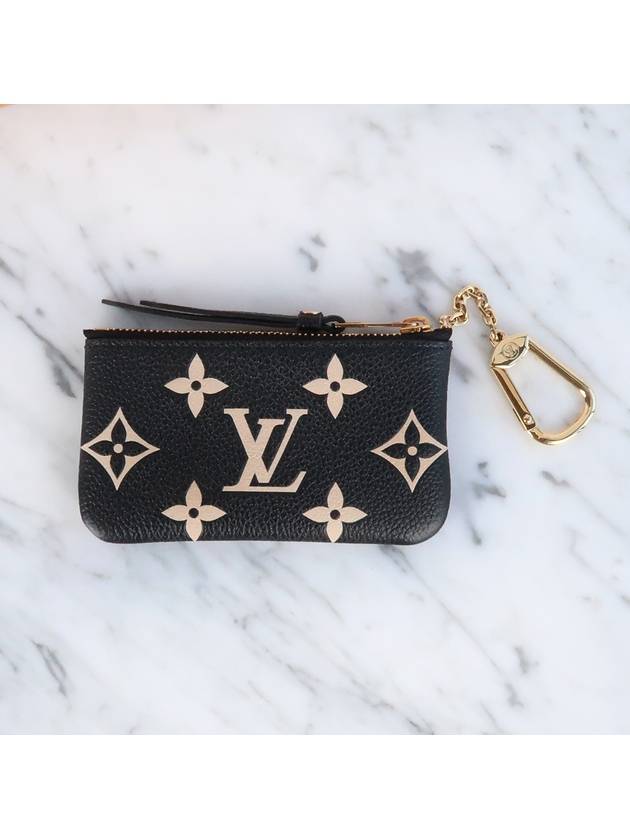 Monogram Empreinte Key Pouch Bag Black - LOUIS VUITTON - BALAAN 4