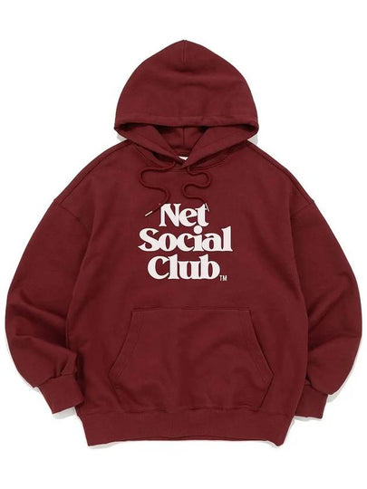 OG LOGO HOOD BURGUNDY - NET SOCIAL CLUB - BALAAN 2