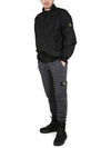 Garment Dyed Crinkle Reps Nylon Zip-up Jacket Black - STONE ISLAND - BALAAN 3