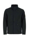 Logo Light Soft Shell Jacket Black - STONE ISLAND - BALAAN 2